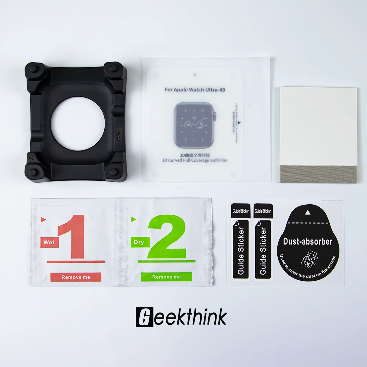 Watch Case Bumper - Film Hidrogel Mudah Dipasang untuk Apple