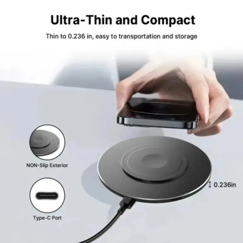 Wireless Charger Watch - Pengisi Daya Nirkabel Universal 3 in