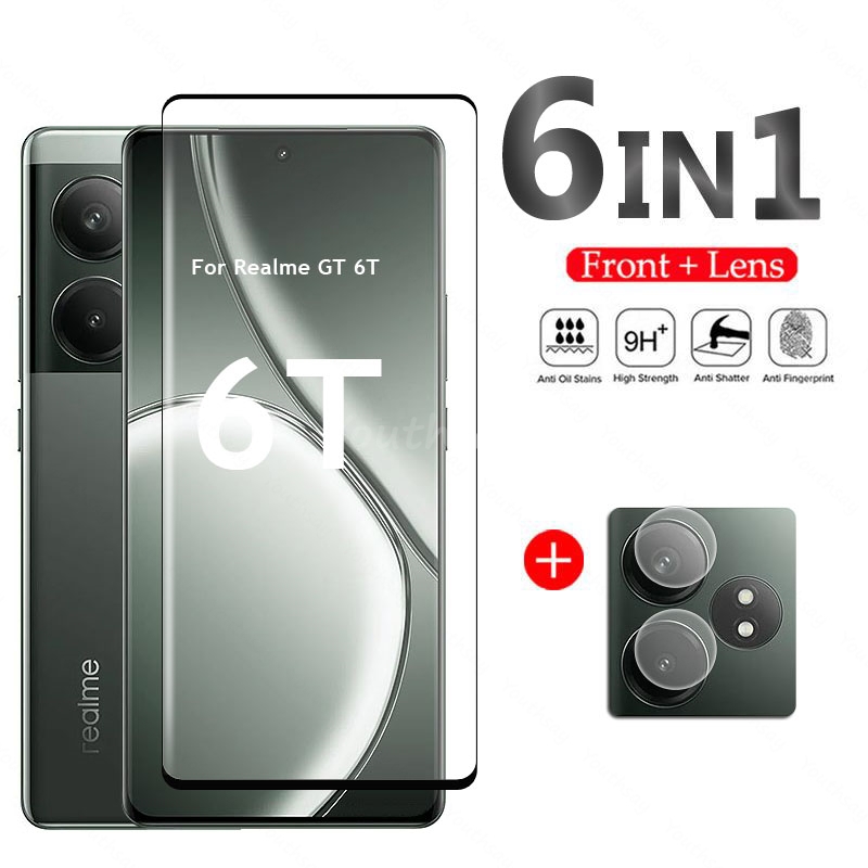 Realme Gt 6 - Untuk Realme GT 6T Kaca 3D