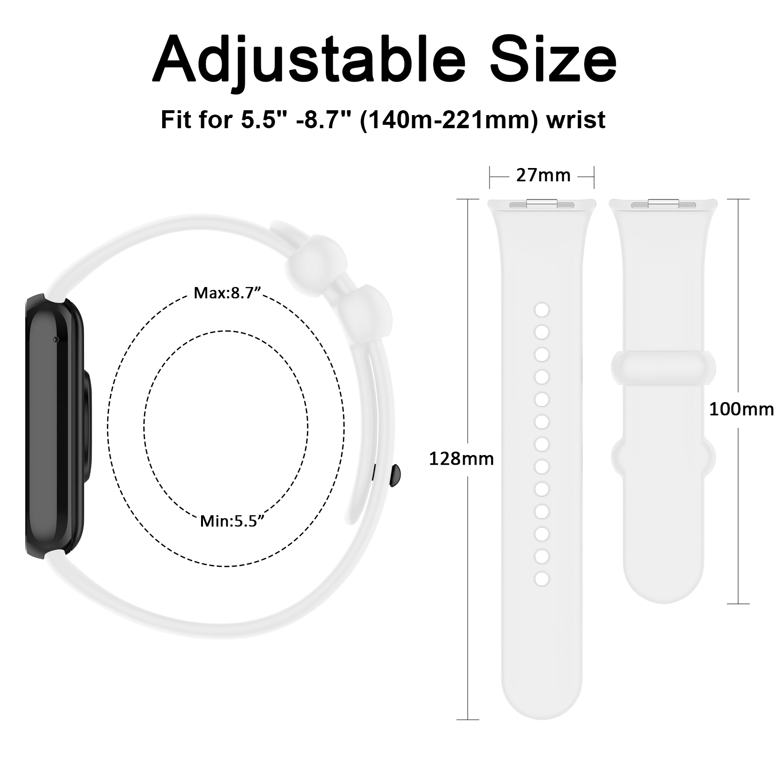 Tali Silikon untuk Xiaomi Mi S - Smartwatch Id ulasan dan harga