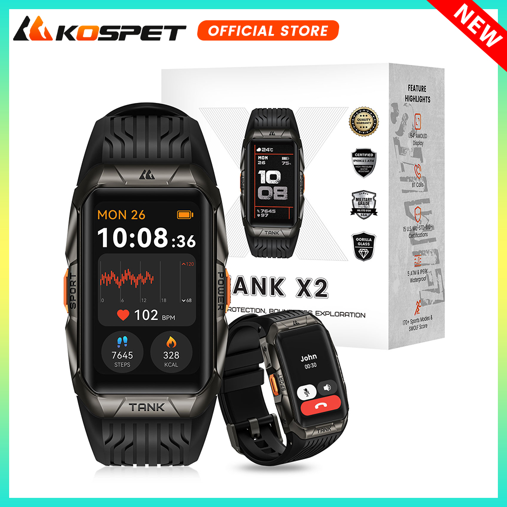 KOSPET jam tangan pintar tangk - Smartwatch X2 ulasan dan harga
