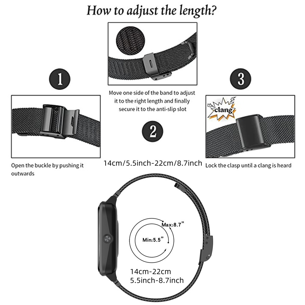 Tali Logam untuk Garmin Vivoac - Stainless Mesh Band ulasan dan harga