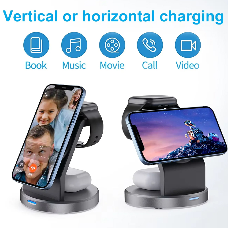 Stasiun Pengisian Daya Nirkabe - Wireless Charger Watch ulasan dan harga