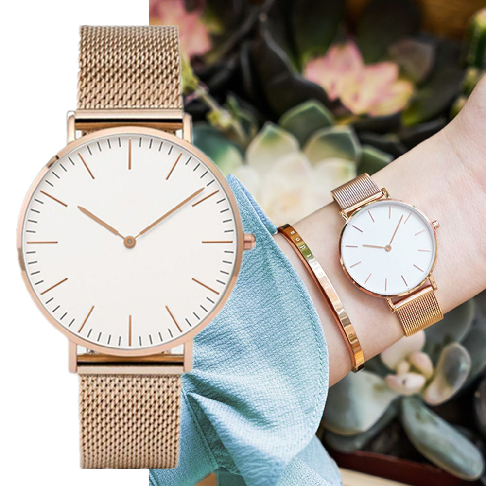 Jam tangan wanita mewah merek  - Stainless Mesh Band ulasan dan harga