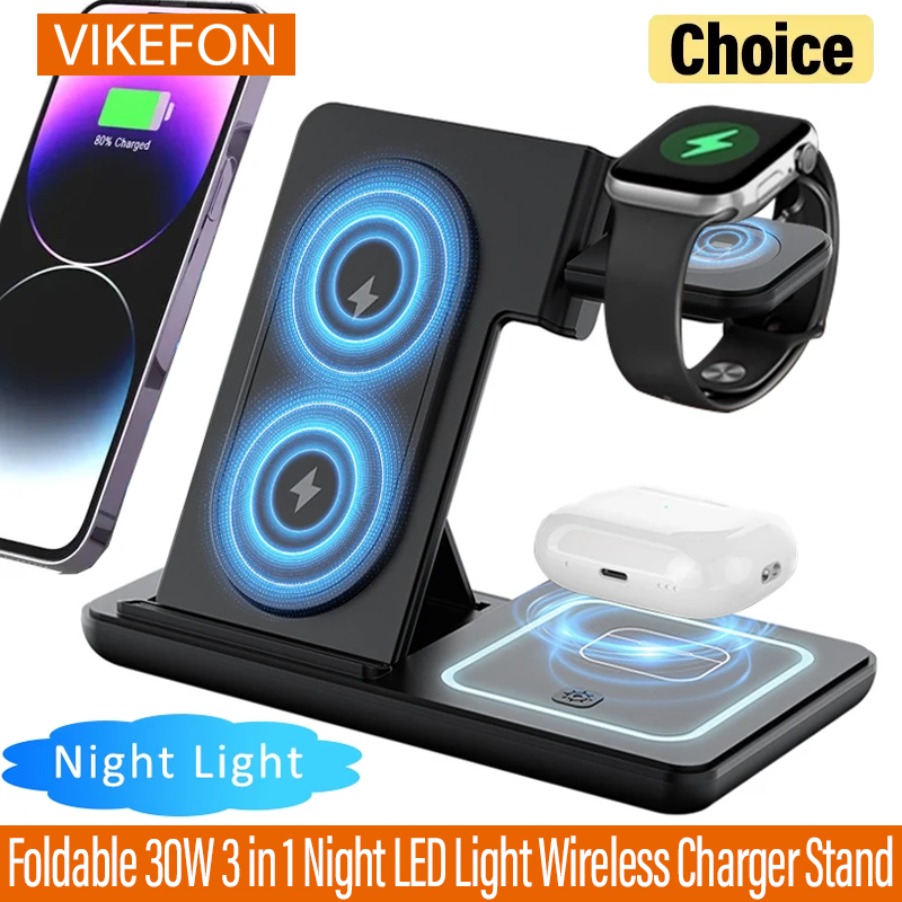 Dudukan Pengisi Daya Nirkabel  - Wireless Charger Watch ulasan dan harga