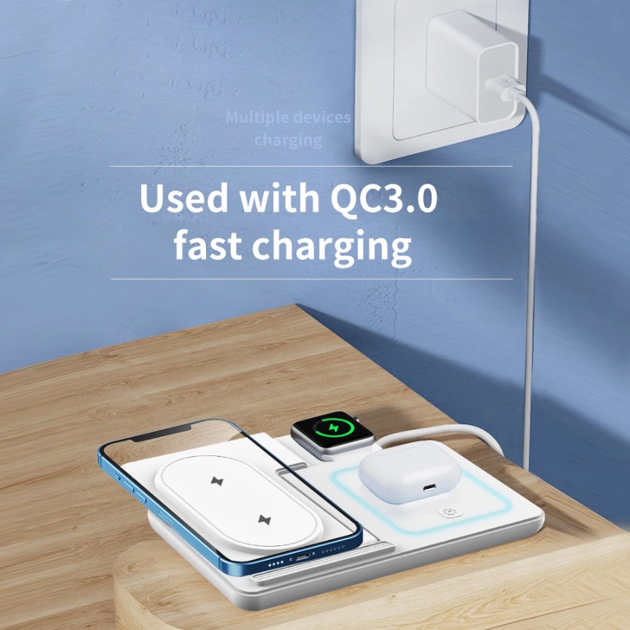 Dudukan Pengisi Daya Nirkabel  - Wireless Charger Watch ulasan dan harga