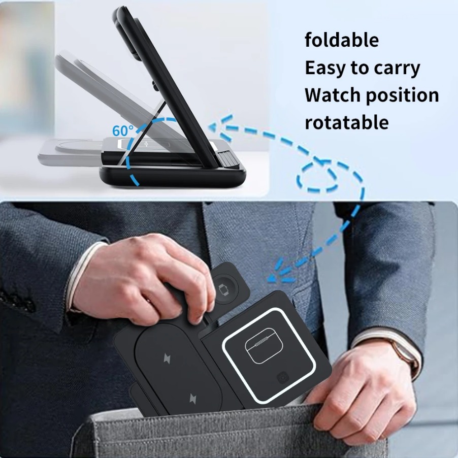 Dudukan Pengisi Daya Nirkabel  - Wireless Charger Watch ulasan dan harga