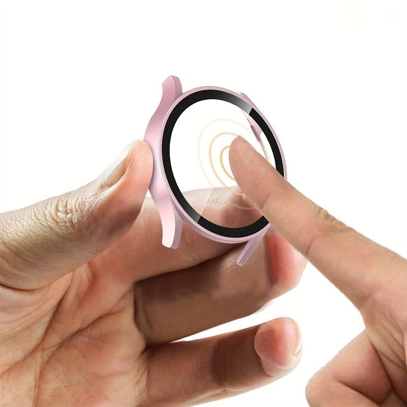 Kaca Tempered + Casing PC untu - Samsung Smartwatch Accessories ulasan dan harga