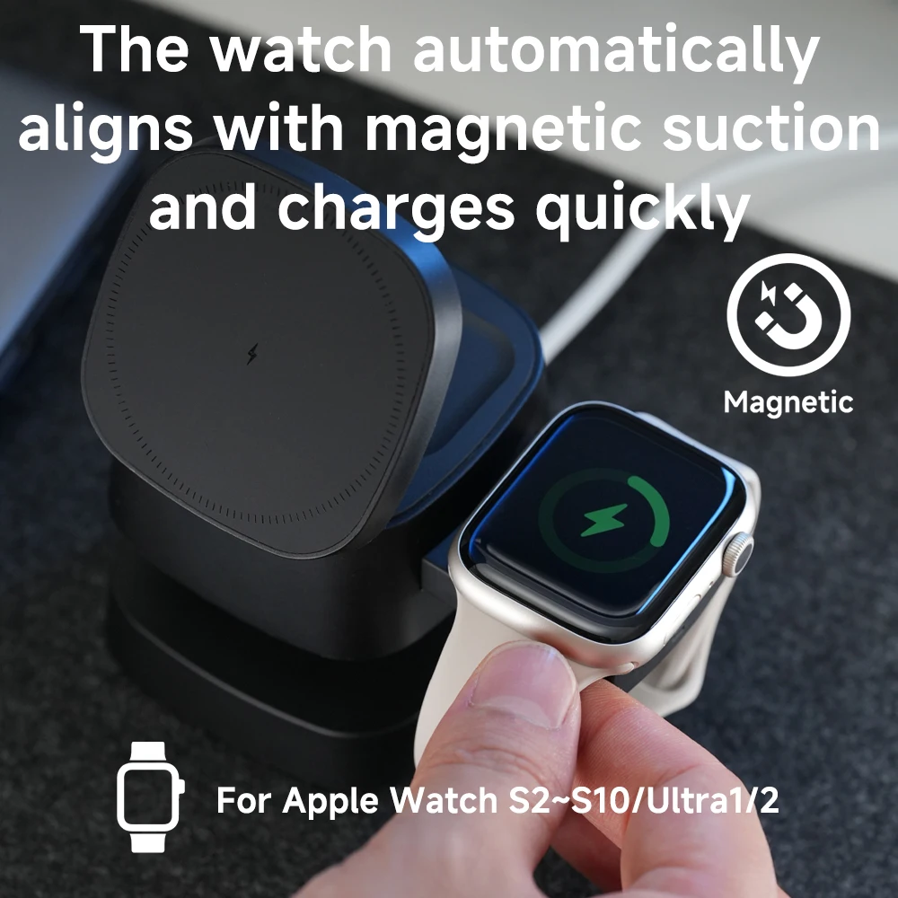 Pengisi Daya Nirkabel Magnetik - Wireless Charger Watch ulasan dan harga