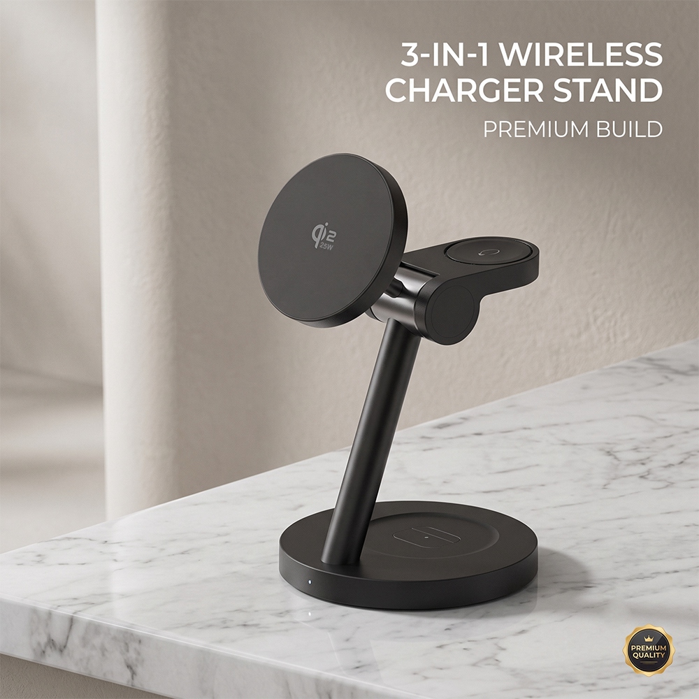 Qi2.2 25W Dock Pengisian Daya  - Wireless Charger Watch ulasan dan harga