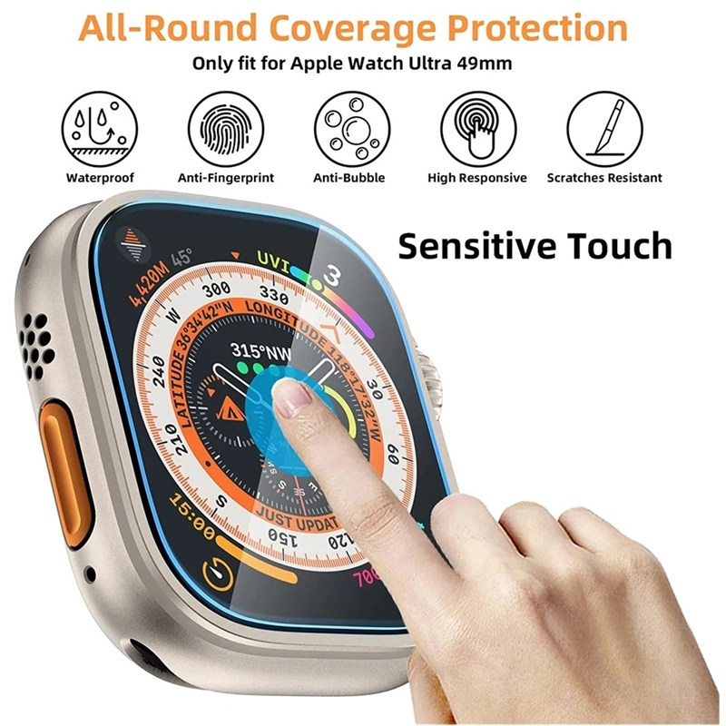 Kaca Tempered untuk Apple Watc - Watch Case Bumper ulasan dan harga