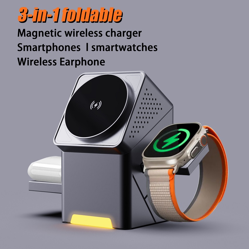 Pengisi Daya Nirkabel Magnetik - Wireless Charger Watch ulasan dan harga