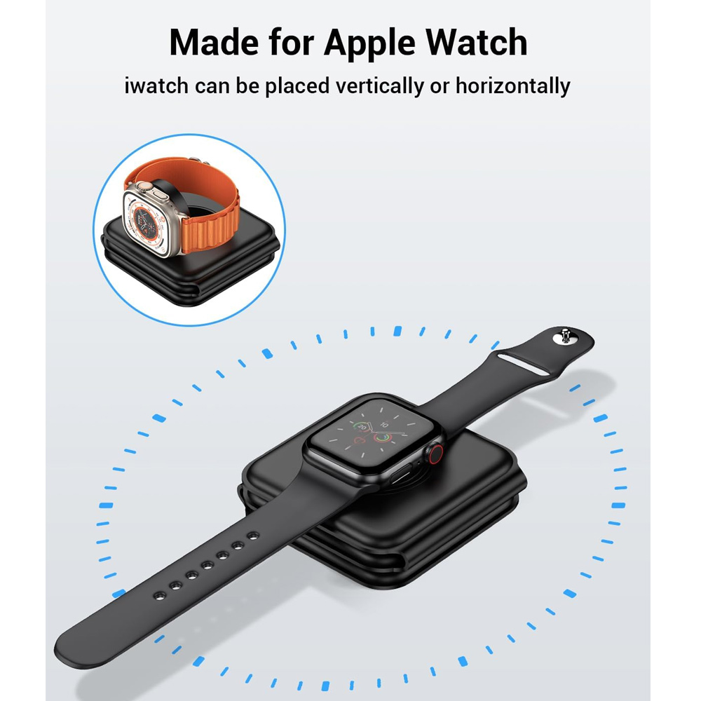 Stasiun Pengisian Daya Nirkabe - Wireless Charger Watch ulasan dan harga